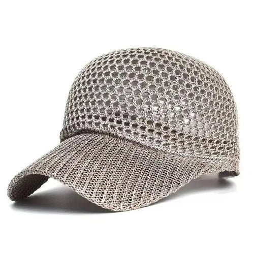 Men Fishing Hat Summer Full Mesh Baseball Cap