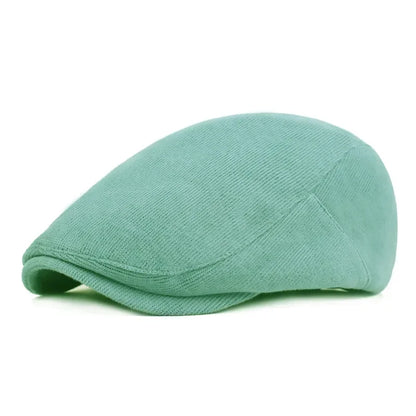 Men Classic One‑Piece Front Beret Newsboy Cap