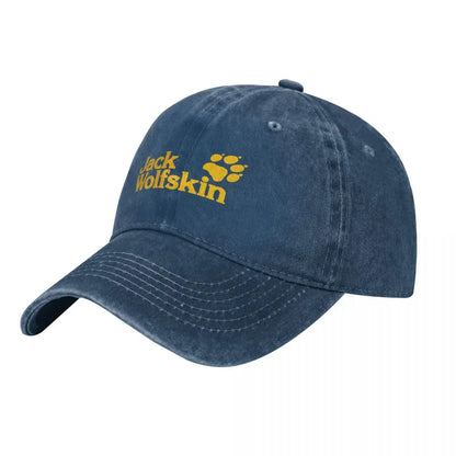 Jack Wolfskin Logo Baseball Caps Fashion Men's