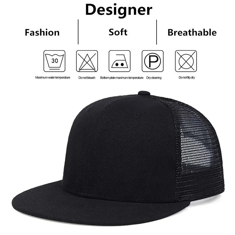 Unisex Simple Hip-Hop Net Hats Outdoor