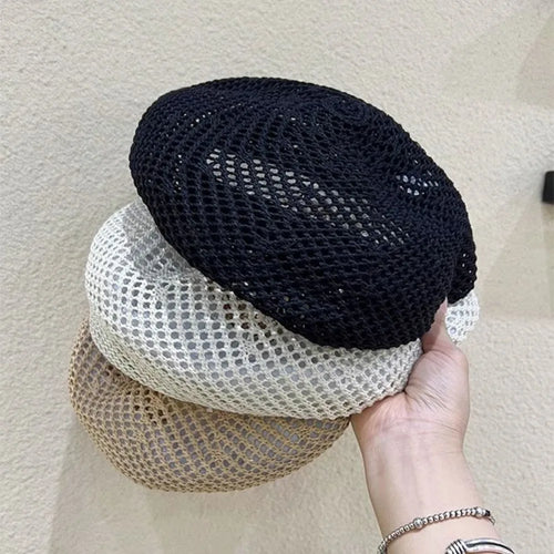 French Style Straw Berets Summer Anti-UV Sunscreen Hat