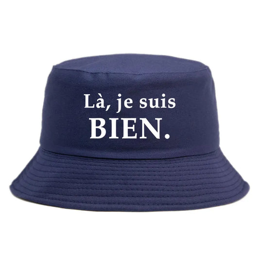 France Print Bob Reversible Bucket Hats Men Women