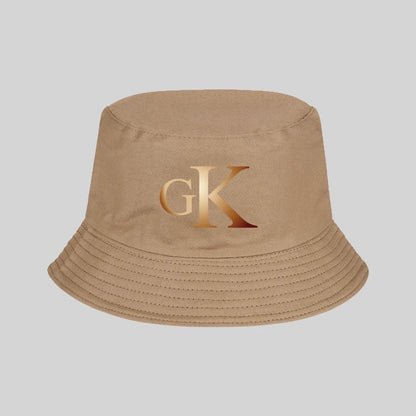 Retro GK Lettered Fisherman's Hat - Unisex Sun Hat Bucket Hats