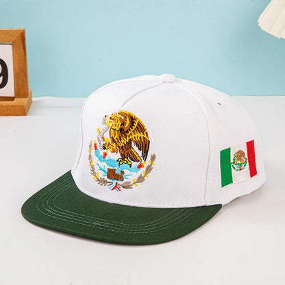 Unisex Mexican Eagle Label Baseball Net Caps