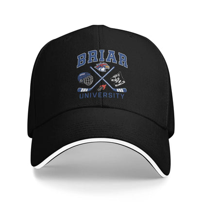 Off Campus Briar University Hockey Cap Men's Women's  Fashion Baseball Cap