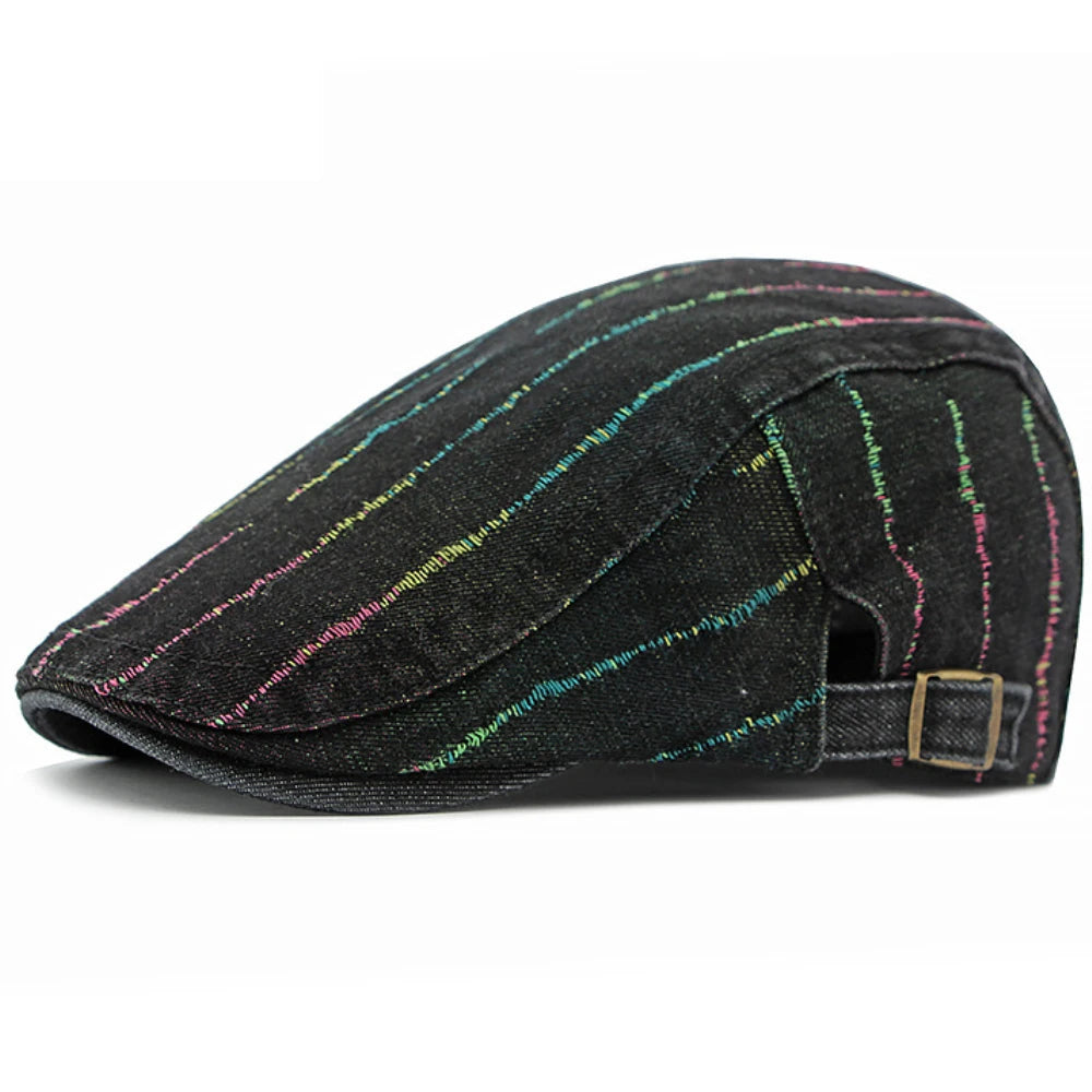 Men Women All Season Cotton Ivy Flat Cap Male Female Adjustable