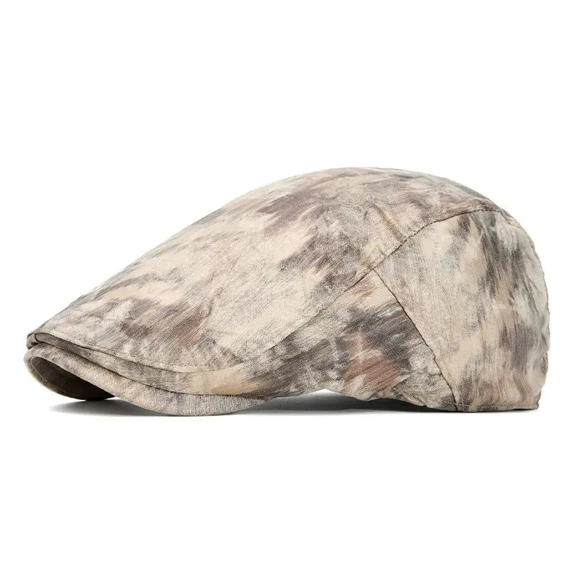 Four Seasons Polyester Print Newsboy Caps