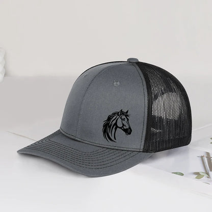 Western Horse Head Print Baseball Cap
