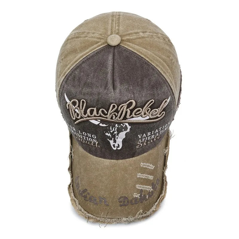 New Cool Fashion Men Washed Cotton Baseball Cap