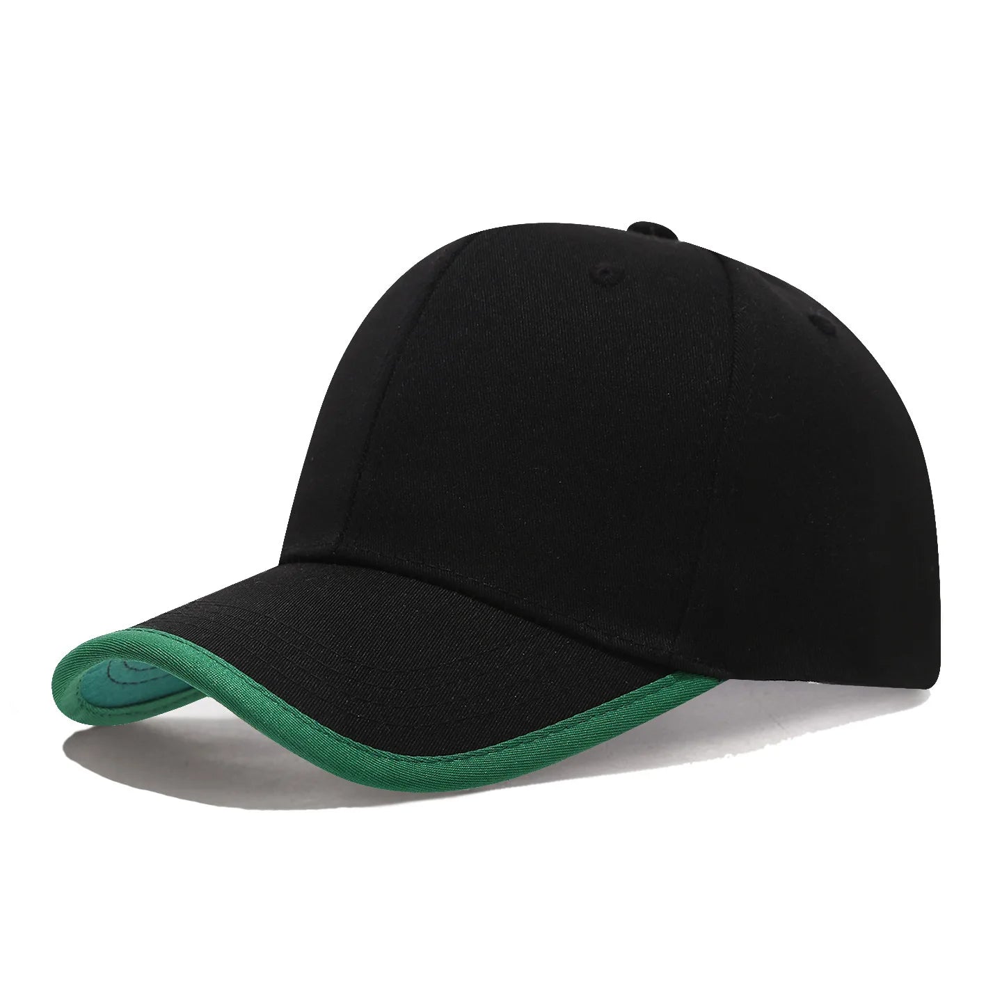 New Baseball Cap With Cotton Brim And Color Blocking Work Caps