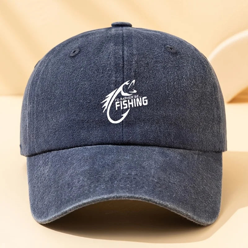 Fishing Printed Baseball Cap
