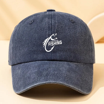 Fishing Printed Baseball Cap