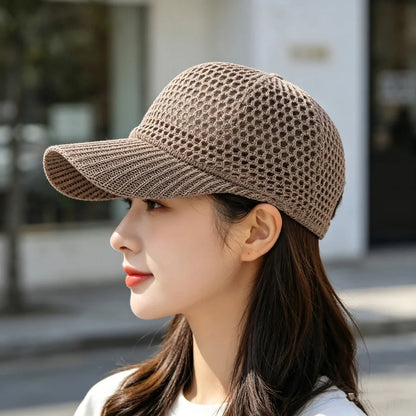 Summer Hollow-Out Breathable Mesh Baseball Cap