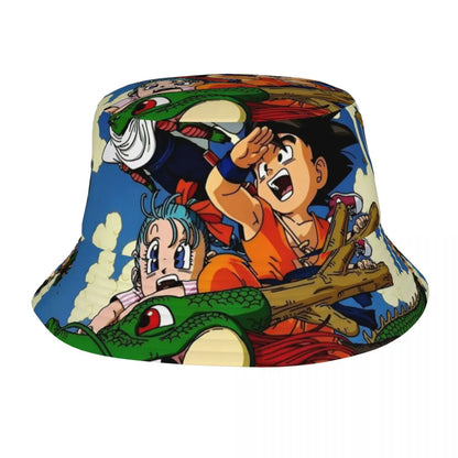 Unisex Bucket Hats Dragon Ball Kakarot DBZ Manga Spring Picnic Headwear