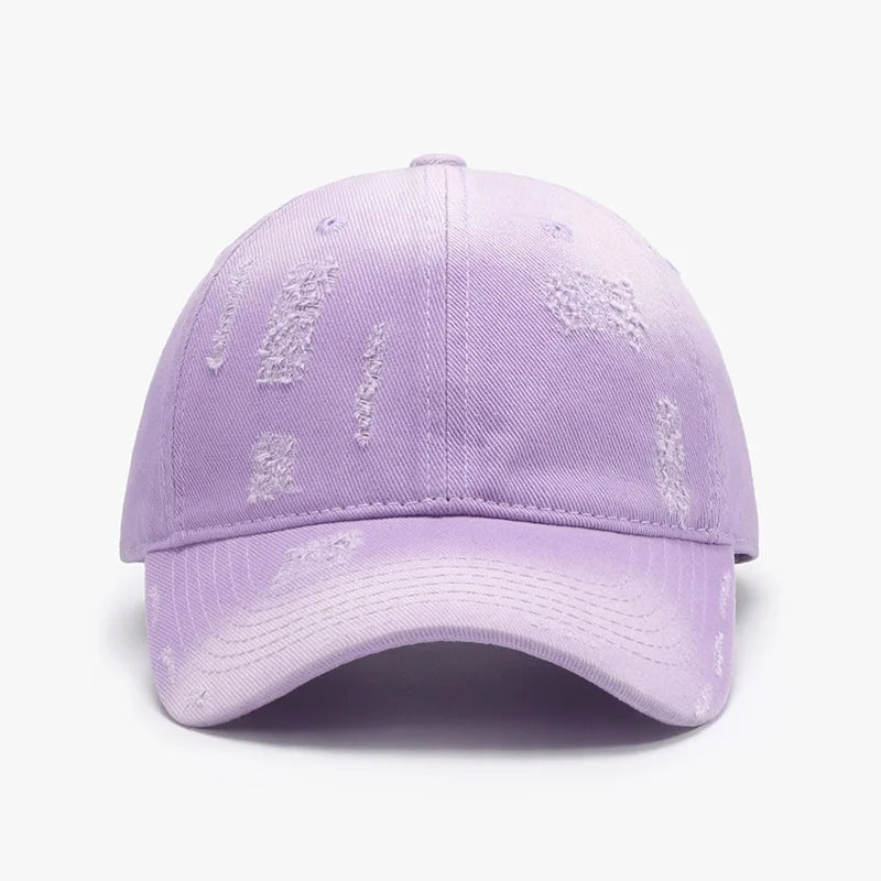 Spring Outdoor Washed Distressed Soft-Top Men's Baseball Cap