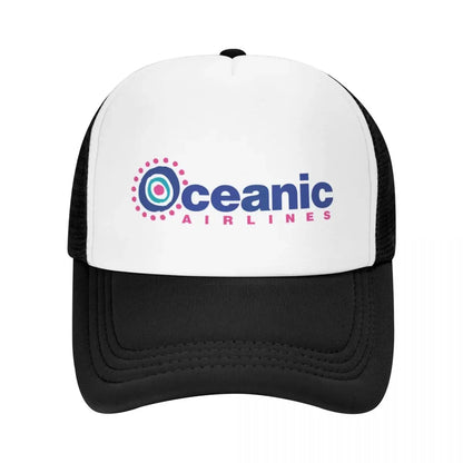 Lost - Oceanic Airlines Baseball Cap Golf  Big Size Hat Male