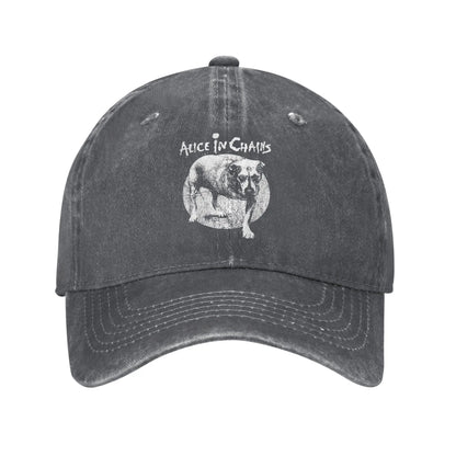 Rock Art Alice In Chains Band Casual Baseball Cap