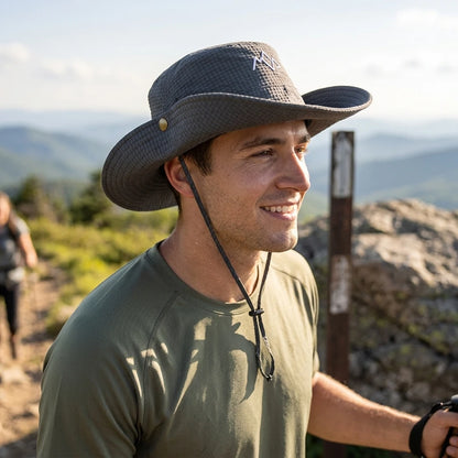 Fisherman Hat Unisex Embroidered Design Breathable Outdoor