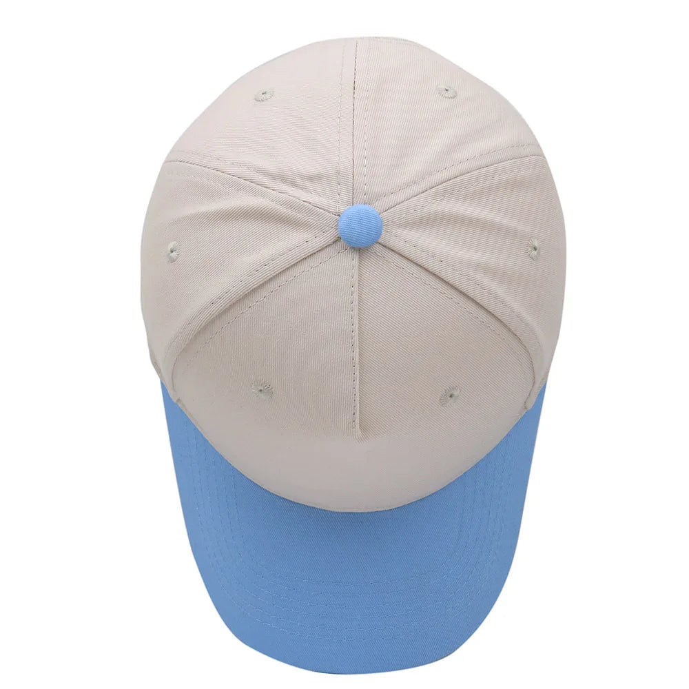 Embroidered Patchwork Color Baseball Hats