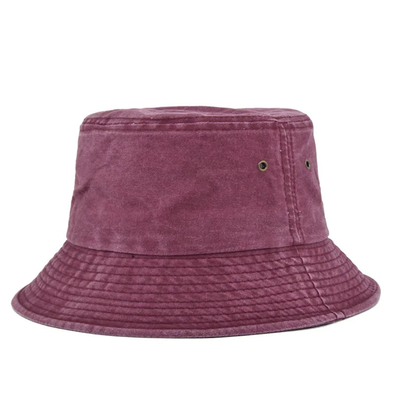 Vintage Washed Style Fisherman Hat for Men Caps Women Summer