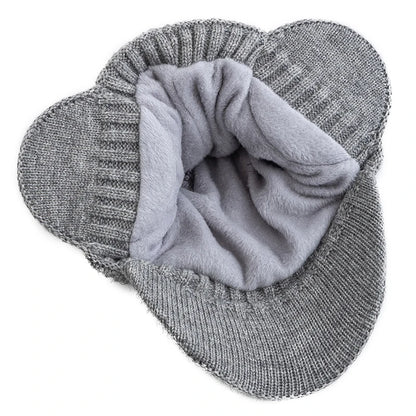 New Unisex Winter Hat Plush Fur Lined Warm Earflap Cap