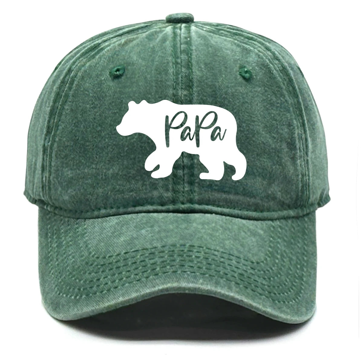 Baseball Cap Print PaPa Bear Dad Hat For Men Women