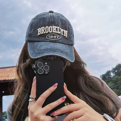 Letter Brook Baseball Caps for Womem Men