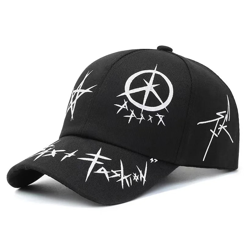 Unisex Letter Pattern Printing Snapback Baseball Caps Spring and Autumn