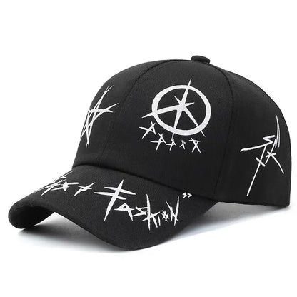 Unisex Letter Pattern Printing Snapback Baseball Caps Spring and Autumn