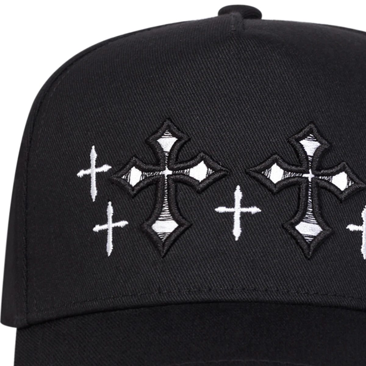 Unisex Double Cross Embroidery Baseball Caps Outdoor Adjustable Casual Hats Sunscreen Hat Sports Cap