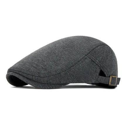 Cotton Adjustable Newsboy Caps Men Woman Casual Beret