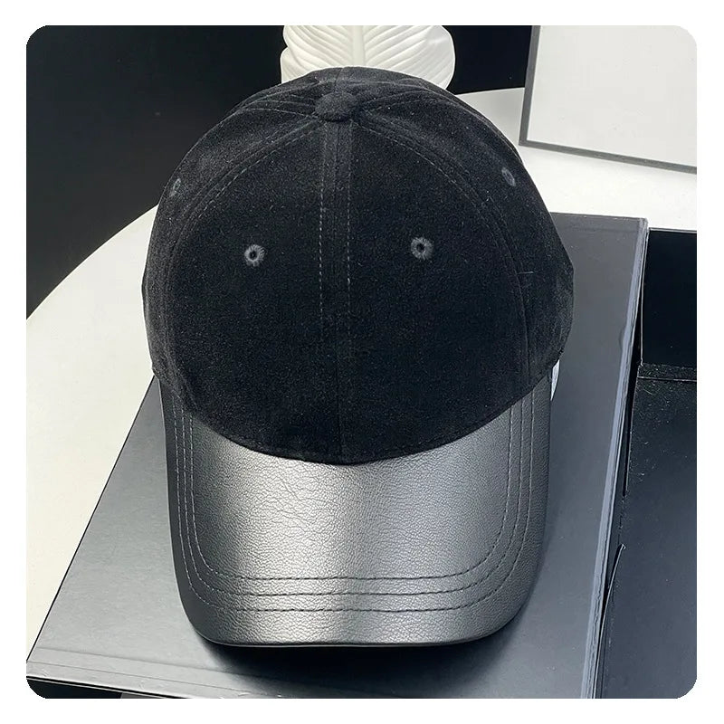 Autumn Winter New Korean And Japanese Style Suede Baseball Cap