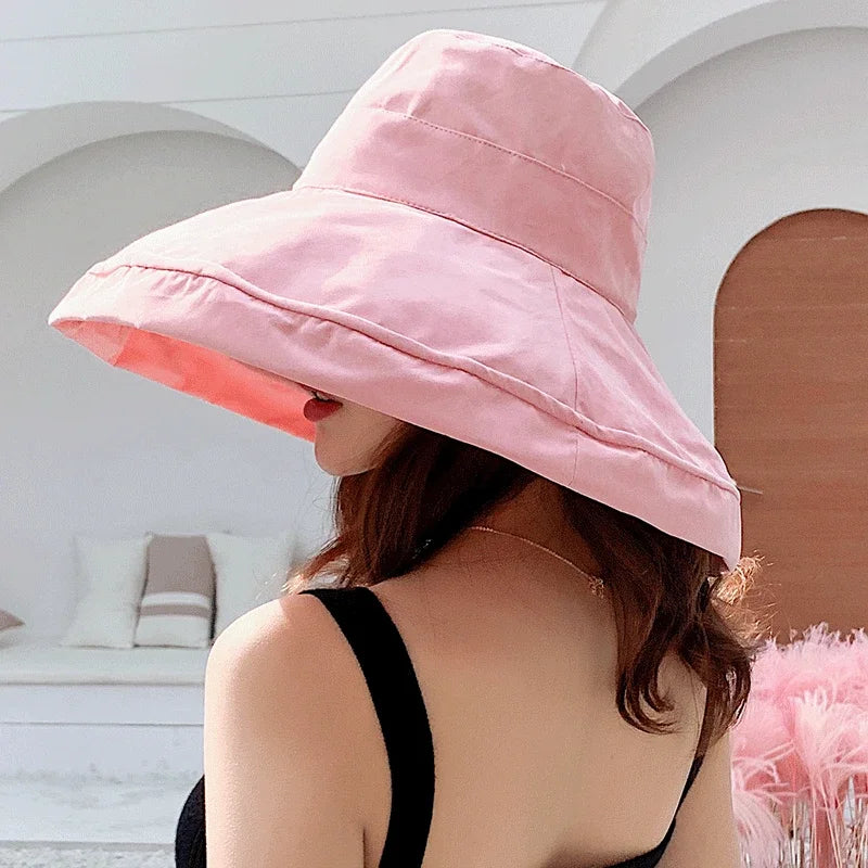 Spring Summer Women's Bucket Hat Panamanian  Four Seasons Fisherman