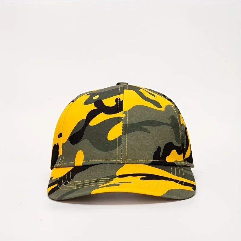 Camouflage Baseball Cap - Breathable, Adjustable, Suitable For Outdoor Sports