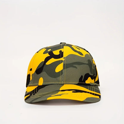 Camouflage Baseball Cap - Breathable, Adjustable, Suitable For Outdoor Sports