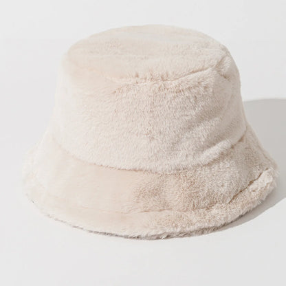 Cozy Faux Fur Bucket Hats Autumn & Winter