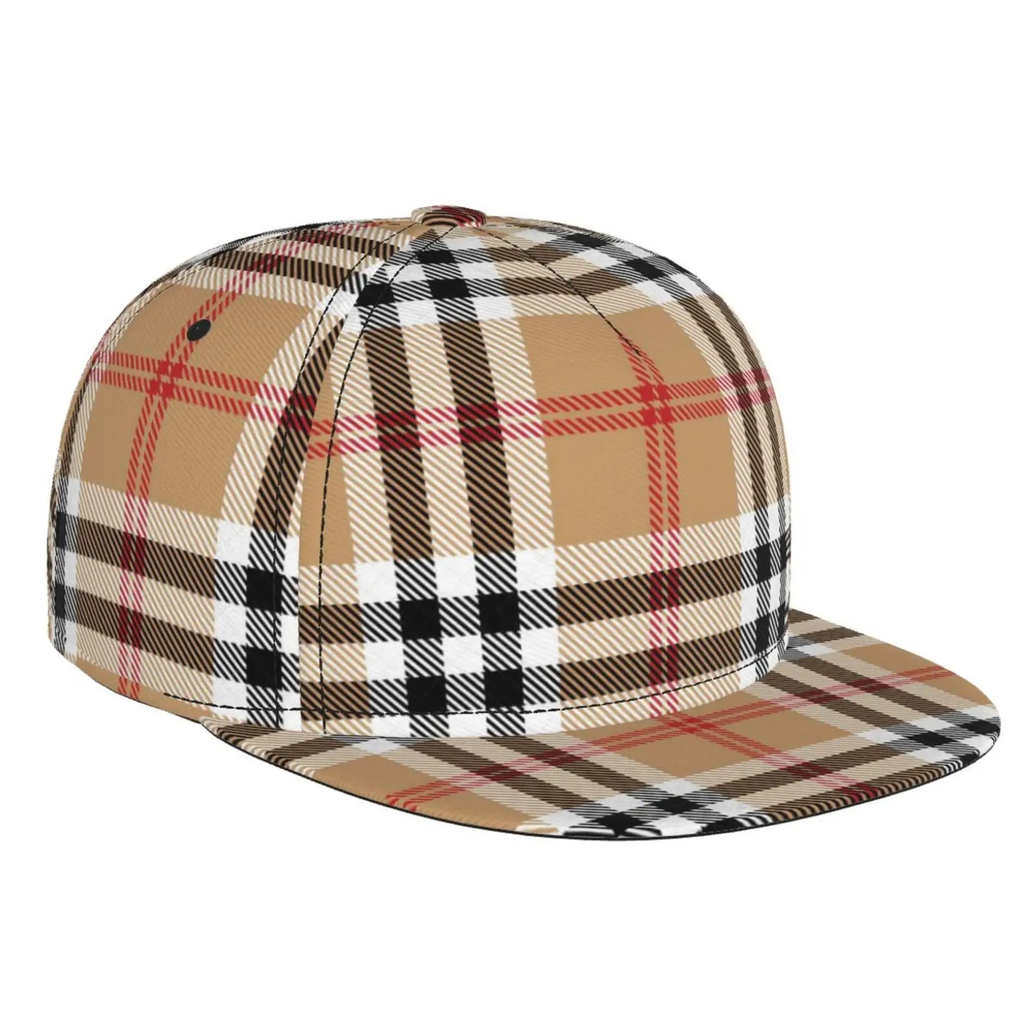 Unisex Check Stripe Retro Baseball Hats Outdoor