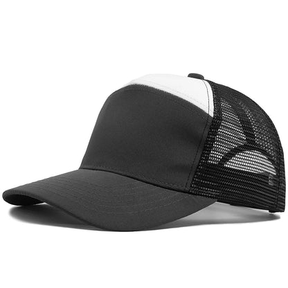Fashion Hip Hop Mesh Caps Summer 7 Panel Men's Baseball Cap