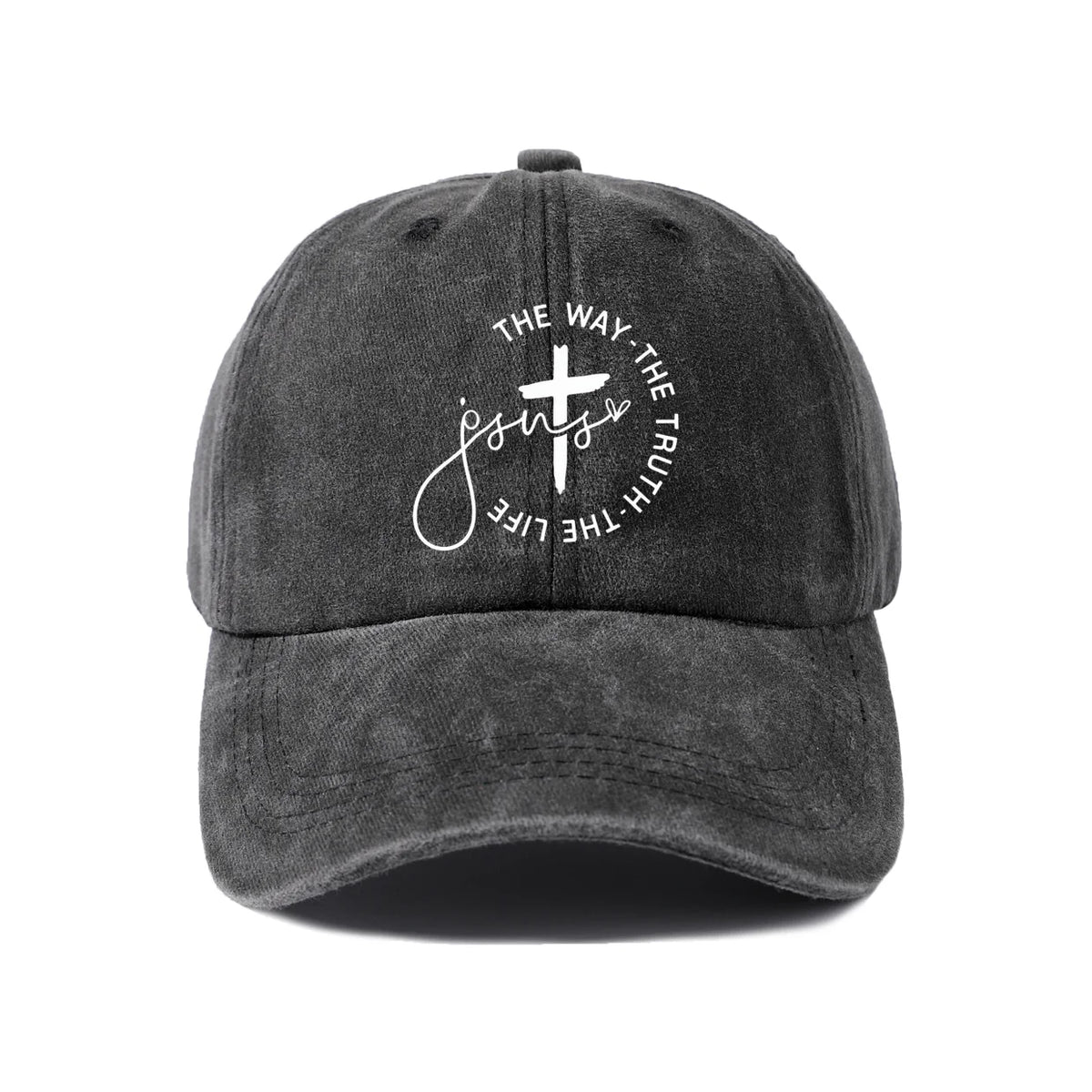 Retro Typography Graphic Baseball Cap