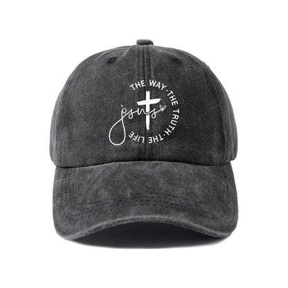 Retro Typography Graphic Baseball Cap