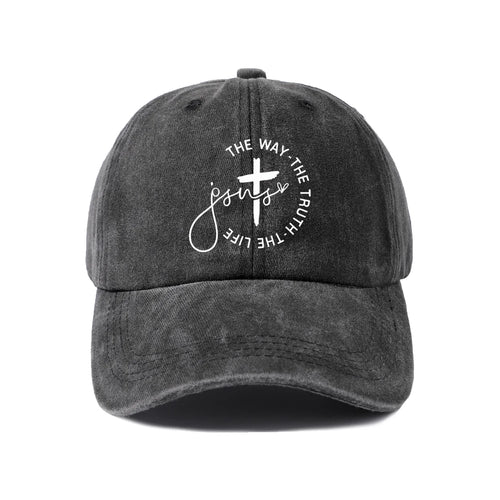 Retro Typography Graphic Baseball Cap