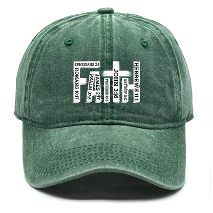 Baseball Cap Black White Printed Adjustable Snapback Bible Cap