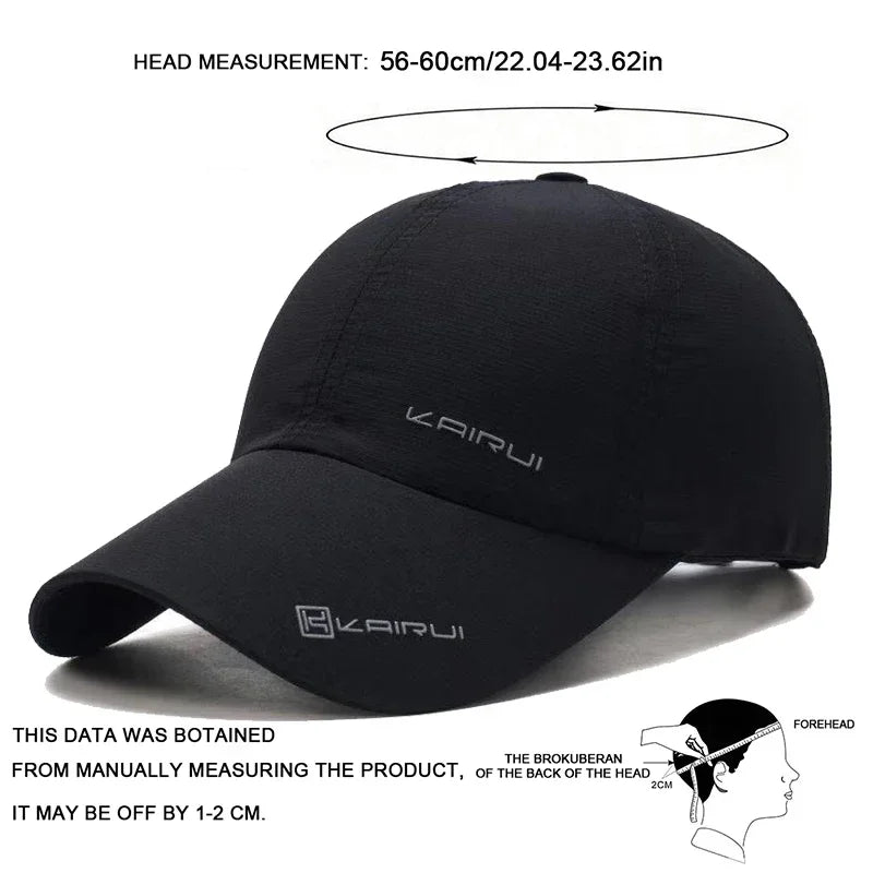 Unisex Breathable And Quick Drying Baseball Caps Outdoor