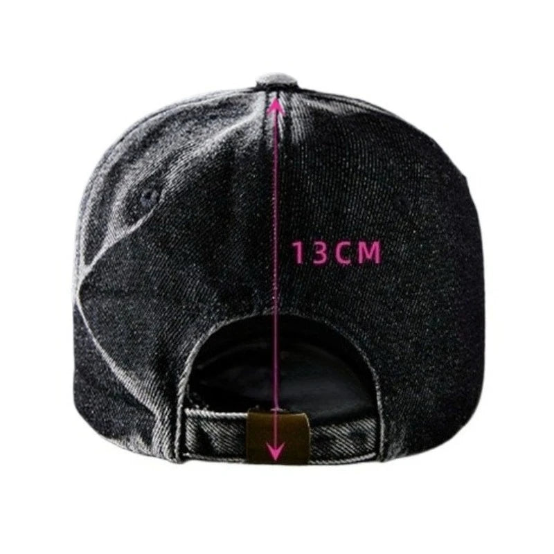2026 Fashion New Denim Wash Do Old Vintage Baseball Cap
