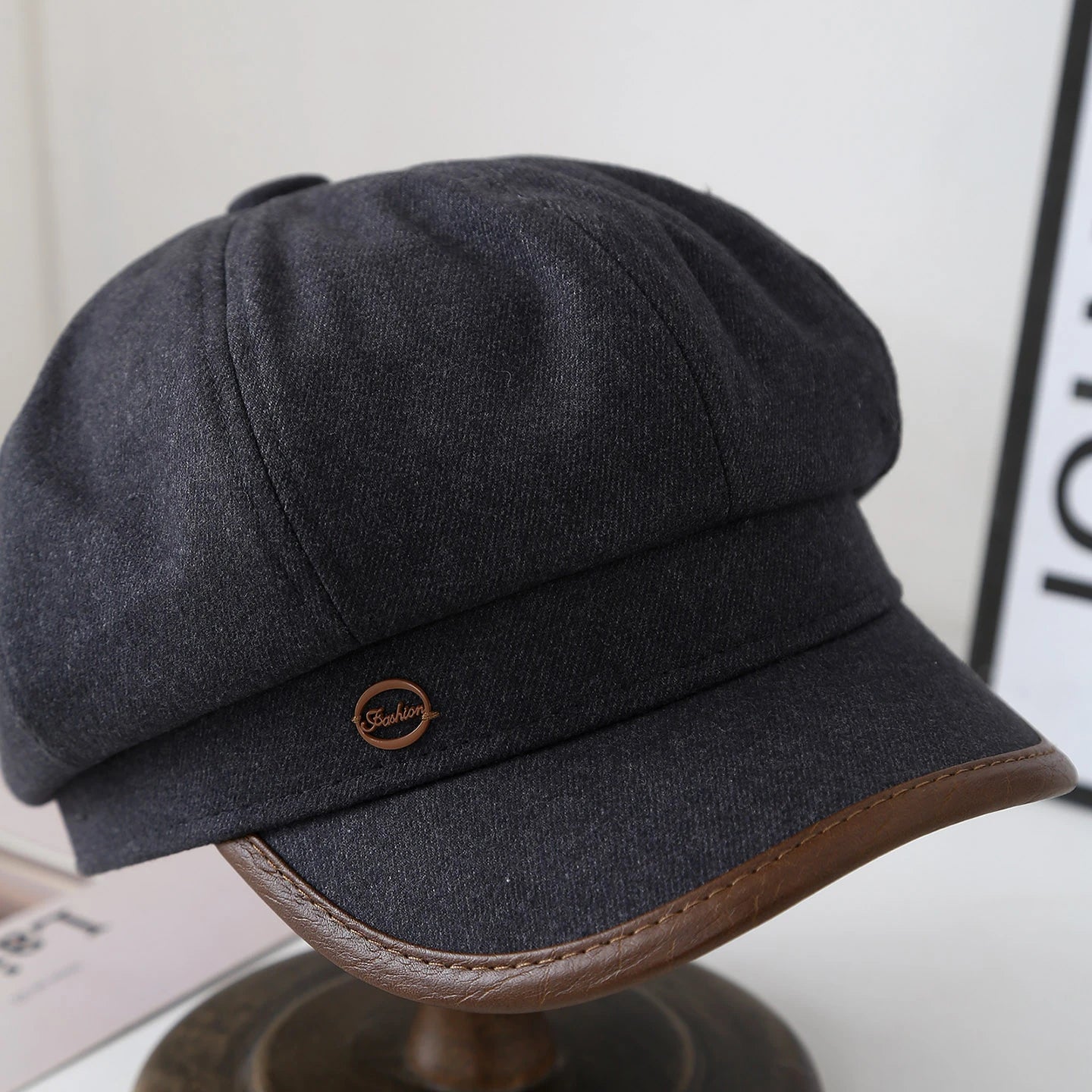 Women's Newsboy Cap British Vintage Octagonal Hat