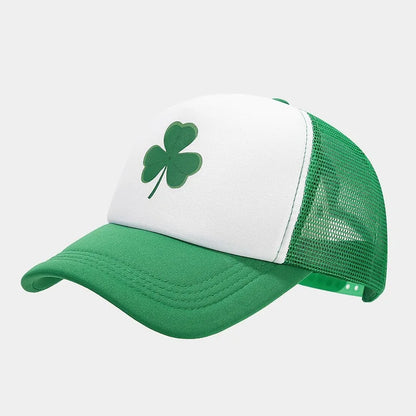 Fashion Clover Pattern Driver Hat Men's Summer Baseball Cap