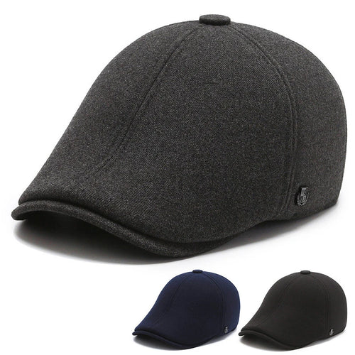 Fashion Berets Men High Quality Autumn Winter Wool Hat