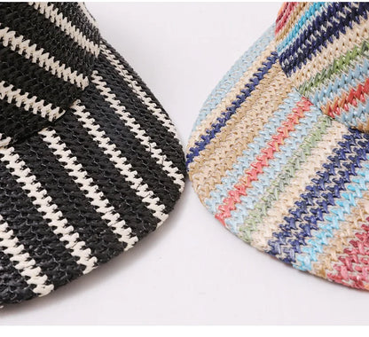 Women Woven Summer Cap