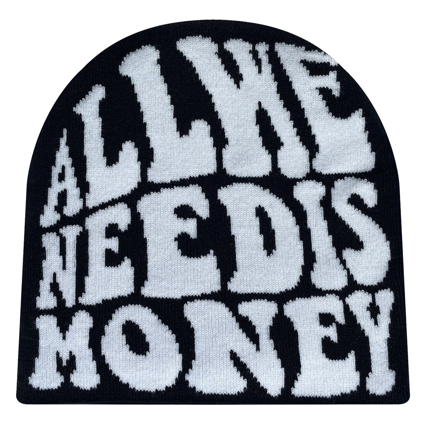 Autumn And Winter Letter Hat, Jacquard Pattern Knitted Hat, Men And Women