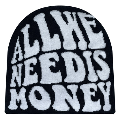 Autumn And Winter Letter Hat, Jacquard Pattern Knitted Hat, Men And Women